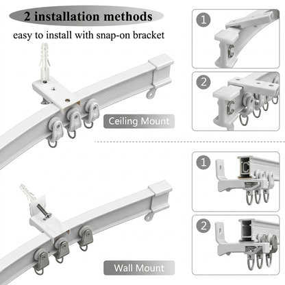 SilentGlide™ Curtain Rail