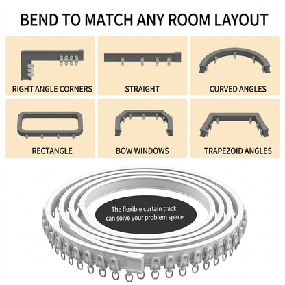 SilentGlide™ Curtain Rail